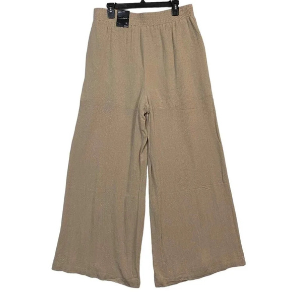 INC International Concepts Toasted Twine Wide Leg Resort Pants Small NWOT - Picture 4 of 5